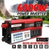 Car charging converter - solar power inverter - 6000W - DC 12/24V to AC 220V Voltage transformer