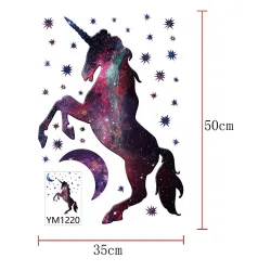 Decorative wall sticker - horse - unicorn - starsWall stickers