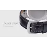 SINOBI - elegant multifunction quartz watch - chronograph - leather strapWatches