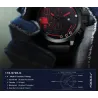 SINOBI - fashionable quartz watch - silicone strap - metal wireWatches