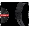 SINOBI - modische Quarzuhr - Silikonarmband - Metalldraht
