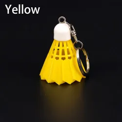 Mini badminton shuttlecock - keychainKeyrings