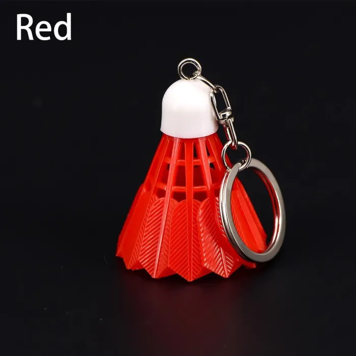 Mini badminton shuttlecock - keychainKeyrings