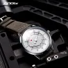 SINOBI - fashionable quartz watch - waterproof - leather strapWatches