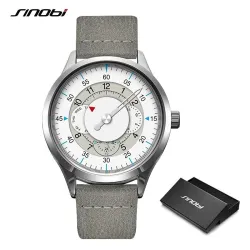 SINOBI - fashionable quartz watch - waterproof - leather strapWatches