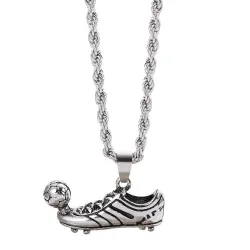 Halskette - mit einem Fußballschuh