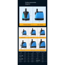 Aquarienwasserpumpe - Filterpumpe - flüsterleise - geringe Saugleistung - 10W - 80W