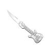 Mini-Taschenmesser - faltbar - Gitarrenform - Edelstahl