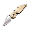 Klappbares Mini-Taschenmesser - Edelstahl - Blattform