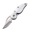 Klappbares Mini-Taschenmesser - Edelstahl - Blattform