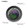 SINOBI - kreative Quarzuhr - buntes Zifferblatt - Edelstahl-Mesh-Armband