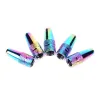 Fahrradventilkappen - Aluminium - Regenbogenfarben - 5 Stück