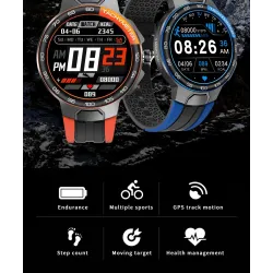 Luxuriöse Smart Watch - Full Touch - Sport-/Fitness-Tracker - Herzfrequenz - Wasserdicht - IOS - Android