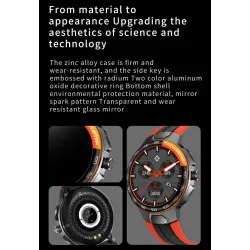 Luxuriöse Smart Watch - Full Touch - Sport-/Fitness-Tracker - Herzfrequenz - Wasserdicht - IOS - Android