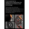 Luxuriöse Smart Watch - Full Touch - Sport-/Fitness-Tracker - Herzfrequenz - Wasserdicht - IOS - Android