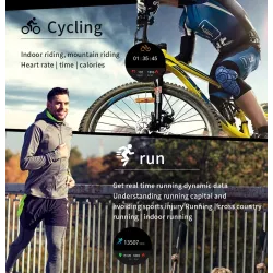 Luxuriöse Smart Watch - Full Touch - Sport-/Fitness-Tracker - Herzfrequenz - Wasserdicht - IOS - Android
