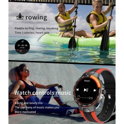 Luxuriöse Smart Watch - Full Touch - Sport-/Fitness-Tracker - Herzfrequenz - Wasserdicht - IOS - Android