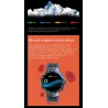 Luxuriöse Smart Watch - Full Touch - Sport-/Fitness-Tracker - Herzfrequenz - Wasserdicht - IOS - Android