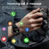 MELANDA - Sport-Smartwatch - Bluetooth - Full-Touchscreen - Fitness-Tracker - Herzmonitor - Wasserdicht - Android - IOS