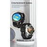 MELANDA - Sport-Smartwatch - Bluetooth - Full-Touchscreen - Fitness-Tracker - Herzmonitor - Wasserdicht - Android - IOS