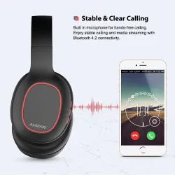 Ausdom M09 - wireless headphones - headset with microphone - foldable - Bluetooth - support TF cardEar- & Headphones