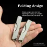 Mini multifunction knife - foldable - detachable blade - titanium alloyKnives & Multitools