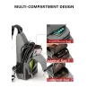 Luxurious chest / shoulder bag - backpack - USB charging port - waterproof - unisexBackpacks