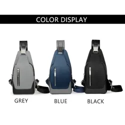 Luxurious chest / shoulder bag - backpack - USB charging port - waterproof - unisexBackpacks