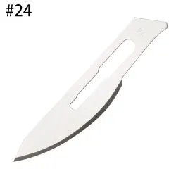 Chirurgische Klinge - Skalpell - austauschbare Messerklinge - Edelstahl - Nummer 24