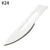 Surgical blade - scalpel - replaceable knife blade - stainless steel - number 24Knives & Multitools