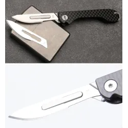 Chirurgische Klinge - Skalpell - austauschbare Messerklinge - Edelstahl - Nummer 24