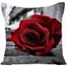 Dekorativer Kissenbezug - rote Rosen - 45 * 45cm