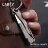 Mini multifunction knife - foldable - removable blade - titanium alloyKnives & Multitools