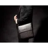 Klassische Retro-Umhängetasche - Leder