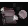 Klassische Retro-Umhängetasche - Leder