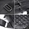 Stilvolle Brusttasche - Lederrucksack - Krokodilledermuster