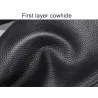 Stilvolle Brusttasche - Lederrucksack - Krokodilledermuster