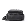 Stilvolle Brusttasche - Lederrucksack - Krokodilledermuster