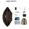 Luxuriöse Lederhandtasche - mit Schultergurt - Krokodilhautmuster - echtes Leder