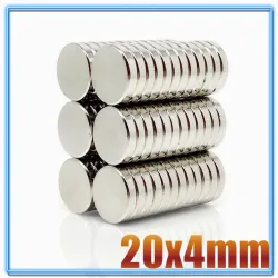 N35 - neodymium magnet - strong round disc - 20mm * 4mmN35