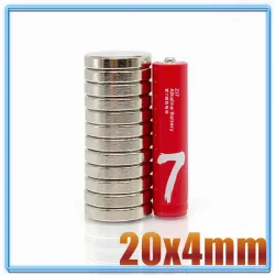 N35 - Neodym-Magnet - starke runde Scheibe - 20 mm * 4 mm