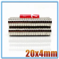 N35 - Neodym-Magnet - starke runde Scheibe - 20 mm * 4 mm