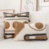 Exklusiver Kissenbezug - Baumwollstickerei - marokkanischer Boho-Stil