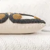 Exklusiver Kissenbezug - Baumwollstickerei - marokkanischer Boho-Stil