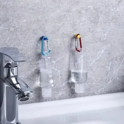Nachfüllbare Flasche - Minibehälter - mit Haken - Händedesinfektionsmittel / Seifenspender - 30ml / 50ml