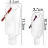 Nachfüllbare Flasche - Minibehälter - mit Haken - Händedesinfektionsmittel / Seifenspender - 30ml / 50ml