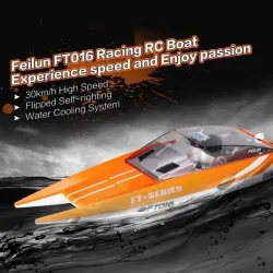 Feilun FT016 - racing boat - waterproof - 2.4G 4CH - high speed 35km/h - RC toyBoats