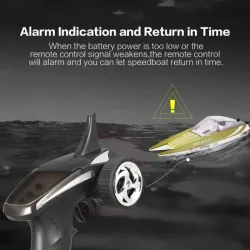 Feilun FT016 - racing boat - waterproof - 2.4G 4CH - high speed 35km/h - RC toyBoats
