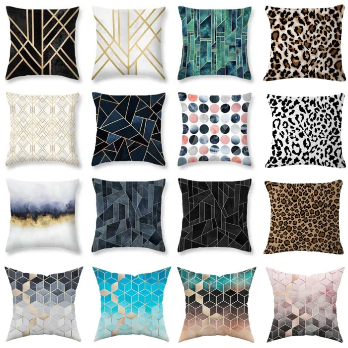 Decorative cushion cover - animal leopard print - 45 cm * 45 cmCushion covers