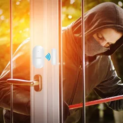 Tür- und Fensteröffnungssensor - Alarm - Reedschalter - Wireless - Wifi - Haussicherheit - 10 Stück